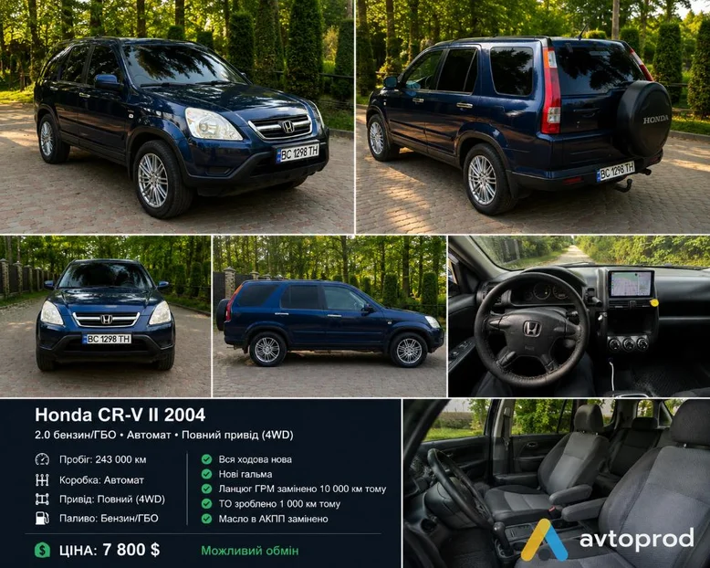 Фото 1 - Honda CR-V 2004