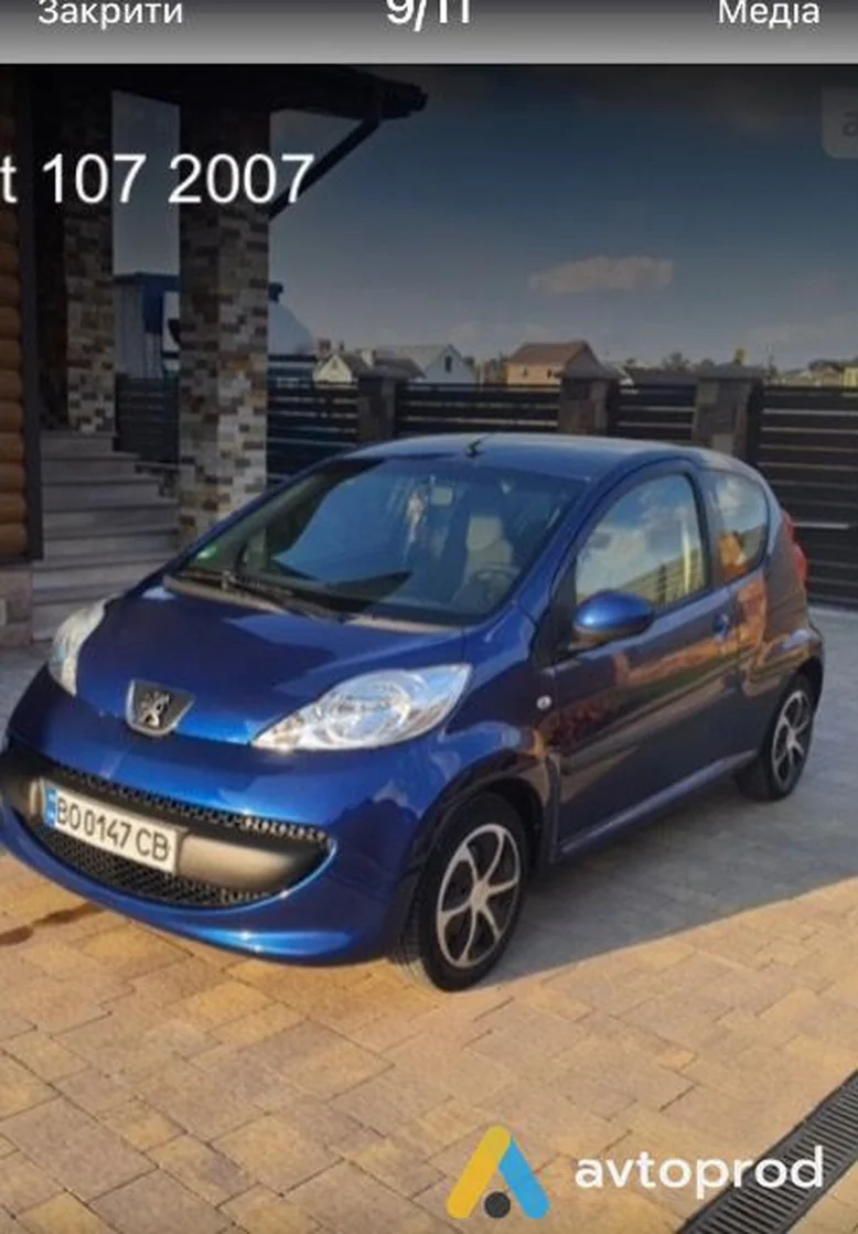 Фото 2 - Peugeot 107 2007