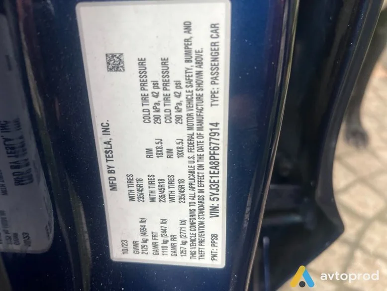 Фото 4 - Tesla Model 3 2023